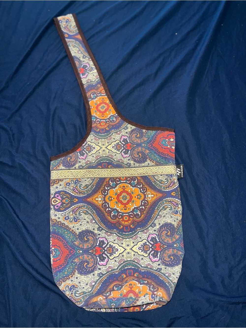 Boho Paisley Shoulder Bag in Multicolor - Unknown Brand